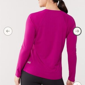 REI Co-op Swiftland Long-Sleeve Running T-Shirt - Lavender Color